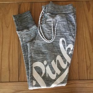 Victoria’s Secret Pink Jogger Sweatpants Gray
